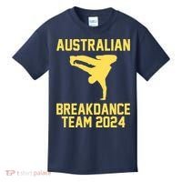 Australian Breakdance Team 2024 Funny Breakdancing Meme 24 Kids T-Shirt thumb 0