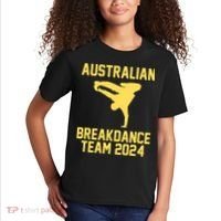 Australian Breakdance Team 2024 Funny Breakdancing Meme 24 Kids T-Shirt thumb 2