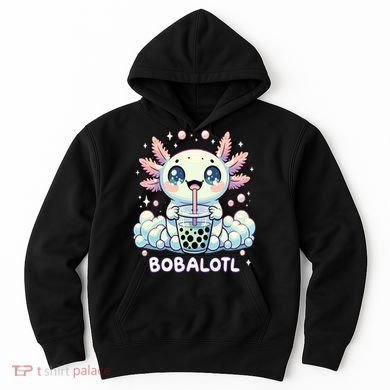 Axolotl Bubble Tea Anime Kawaii Cute Axolotl  Hoodie