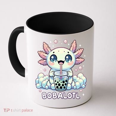 Axolotl Bubble Tea Anime Kawaii Cute Axolotl  Coffee Mug