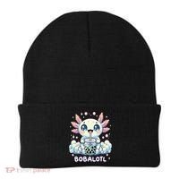 Axolotl Bubble Tea Anime Kawaii Cute Axolotl  Beanie thumb 0
