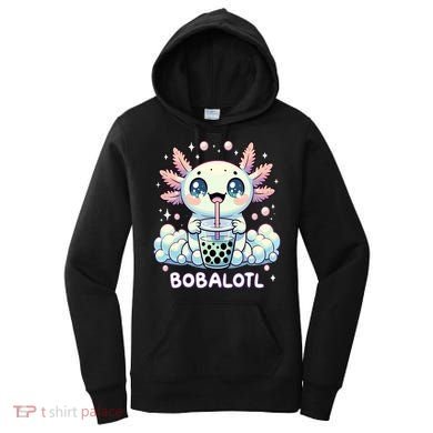Axolotl Bubble Tea Anime Kawaii Cute Axolotl  Women's Hoodie