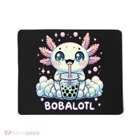 Axolotl Bubble Tea Anime Kawaii Cute Axolotl  Mousepad thumb 0