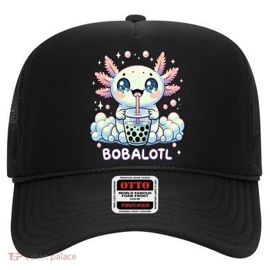 Axolotl Bubble Tea Anime Kawaii Cute Axolotl  Hat