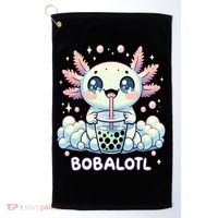 Axolotl Bubble Tea Anime Kawaii Cute Axolotl  Golf Towel thumb 0