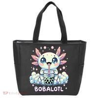Axolotl Bubble Tea Anime Kawaii Cute Axolotl  Tote Bag thumb 0