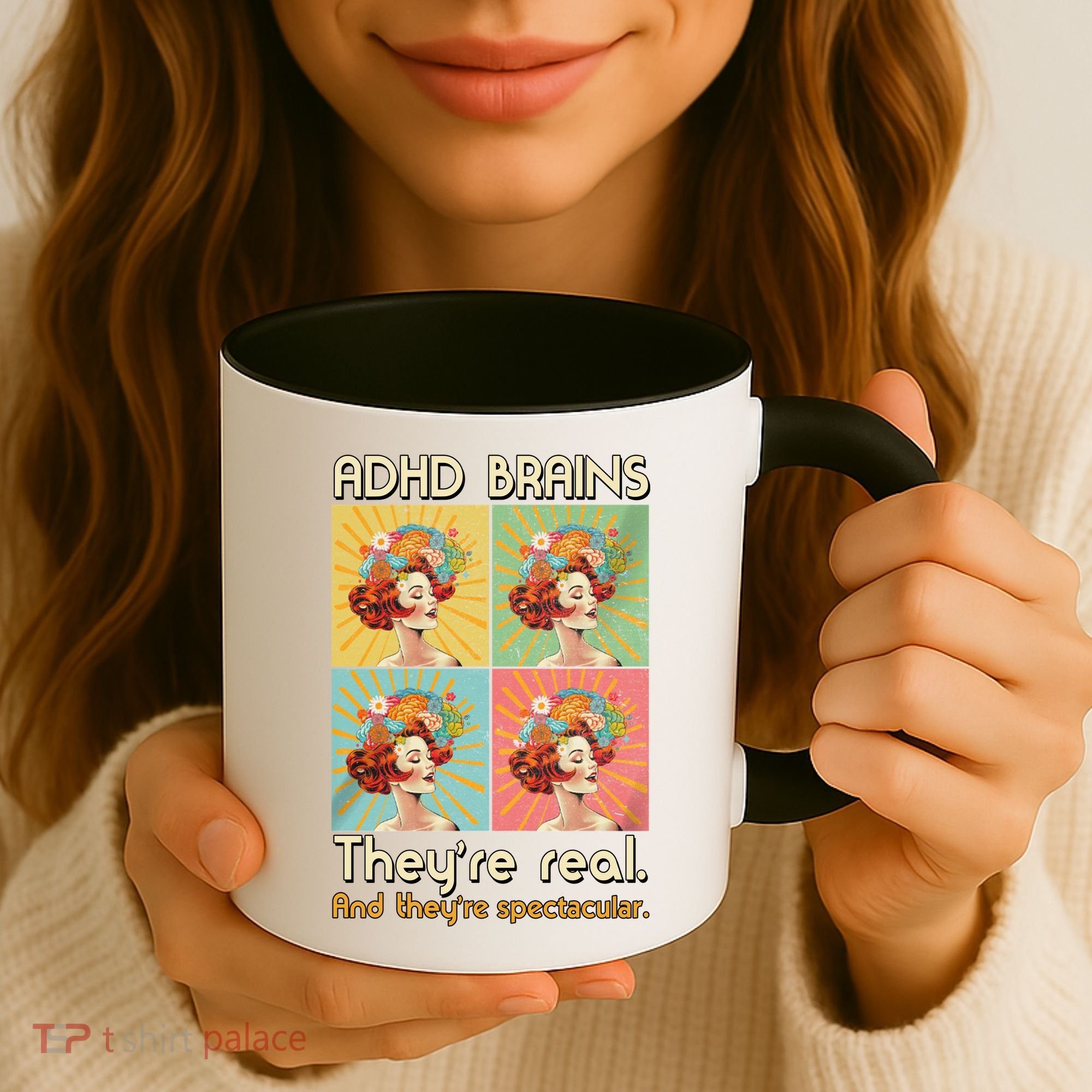 Adhd Brains Theyre Real And Theyre Spectacular Neurodiversity Coffee Mug
