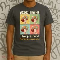 Adhd Brains Theyre Real And Theyre Spectacular Neurodiversity T-Shirt thumb 3