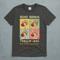 Adhd Brains Theyre Real And Theyre Spectacular Neurodiversity T-Shirt thumb 5