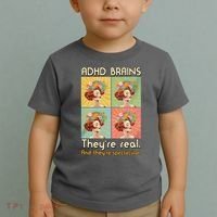 Adhd Brains Theyre Real And Theyre Spectacular Neurodiversity Toddler T-Shirt thumb 2