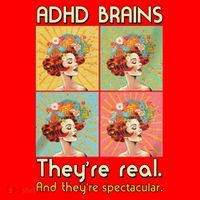 Adhd Brains Theyre Real And Theyre Spectacular Neurodiversity Santa Hat thumb 1