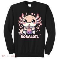Axolotl Boba Tea Kawaii Anime Cute Sweatshirt thumb 0