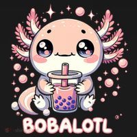 Axolotl Boba Tea Kawaii Anime Cute Sweatshirt thumb 3
