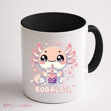 Axolotl Boba Tea Kawaii Anime Cute Coffee Mug back