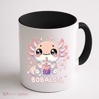 Axolotl Boba Tea Kawaii Anime Cute Coffee Mug thumb 1