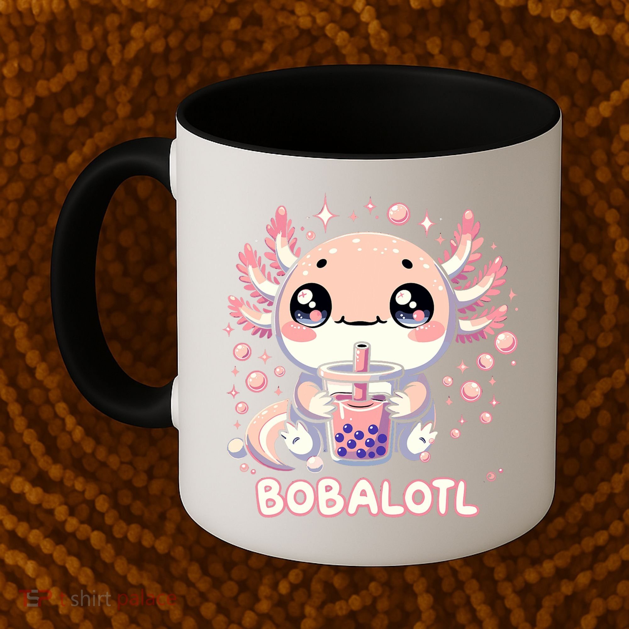Axolotl Boba Tea Kawaii Anime Cute Coffee Mug
