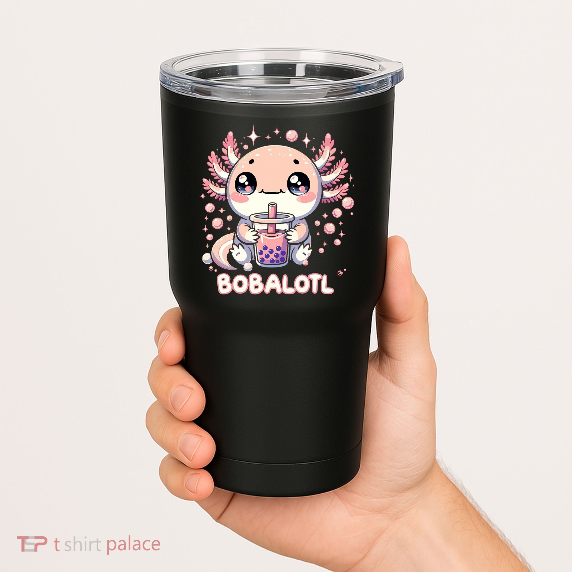 Axolotl Boba Tea Kawaii Anime Cute Tumbler