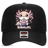 Axolotl Boba Tea Kawaii Anime Cute Hat thumb 0