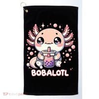 Axolotl Boba Tea Kawaii Anime Cute Golf Towel thumb 0