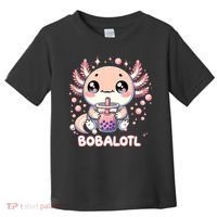 Axolotl Boba Tea Kawaii Anime Cute Toddler T-Shirt thumb 0