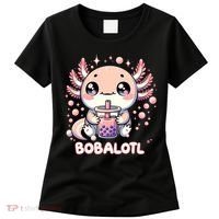 Axolotl Boba Tea Kawaii Anime Cute Women's T-Shirt thumb 0
