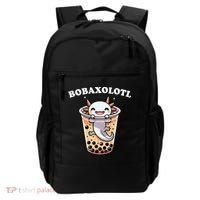 Axolotl Boba Tea Bubble Tea Milk Tea Anime Axolotl Funny Backpack thumb 0