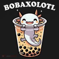 Axolotl Boba Tea Bubble Tea Milk Tea Anime Axolotl Funny Women's Hoodie thumb 2