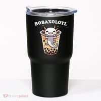 Axolotl Boba Tea Bubble Tea Milk Tea Anime Axolotl Funny Tumbler thumb 0