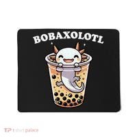 Axolotl Boba Tea Bubble Tea Milk Tea Anime Axolotl Funny Mousepad thumb 0