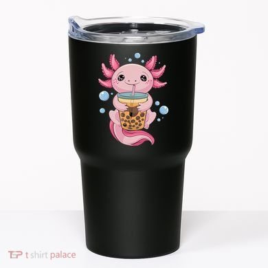 Axolotl Boba Tea Bubble Tea Kawaii Axolotl Tumbler