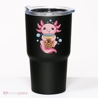 Axolotl Boba Tea Bubble Tea Kawaii Axolotl Tumbler thumb 0