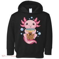 Axolotl Boba Tea Bubble Tea Kawaii Axolotl Toddler Hoodie thumb 0