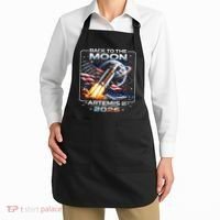 Artemis Back To The Moon 2026 USA Flag Apron thumb 2