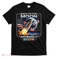 Artemis Back To The Moon 2026 USA Flag T-Shirt thumb 0