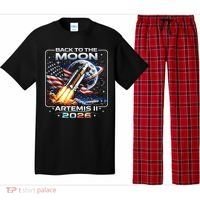 Artemis Back To The Moon 2026 USA Flag Pajama Set thumb 0