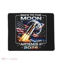 Artemis Back To The Moon 2026 USA Flag Mousepad thumb 0
