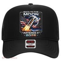 Artemis Back To The Moon 2026 USA Flag Hat thumb 0