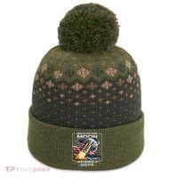 Artemis Back To The Moon 2026 USA Flag The Baniff Cuffed Pom Beanie thumb 0