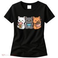 Anime Boba Tea Bubble Tea Gaming Gamer Ramen Cat Women's T-Shirt thumb 0