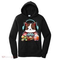 Anime Boba Tea Bubble Tea Gaming Gamer Ramen Cat Women's Hoodie thumb 0