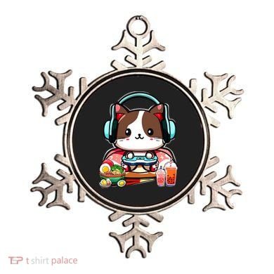 Anime Boba Tea Bubble Tea Gaming Gamer Ramen Cat Ornament