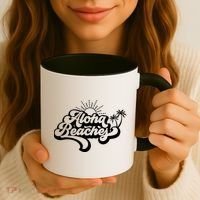 Aloha Beaches Tropical Vacation Coffee Mug thumb 3