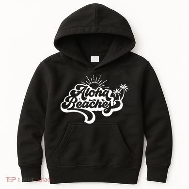 Aloha Beaches Tropical Vacation Kids Hoodie