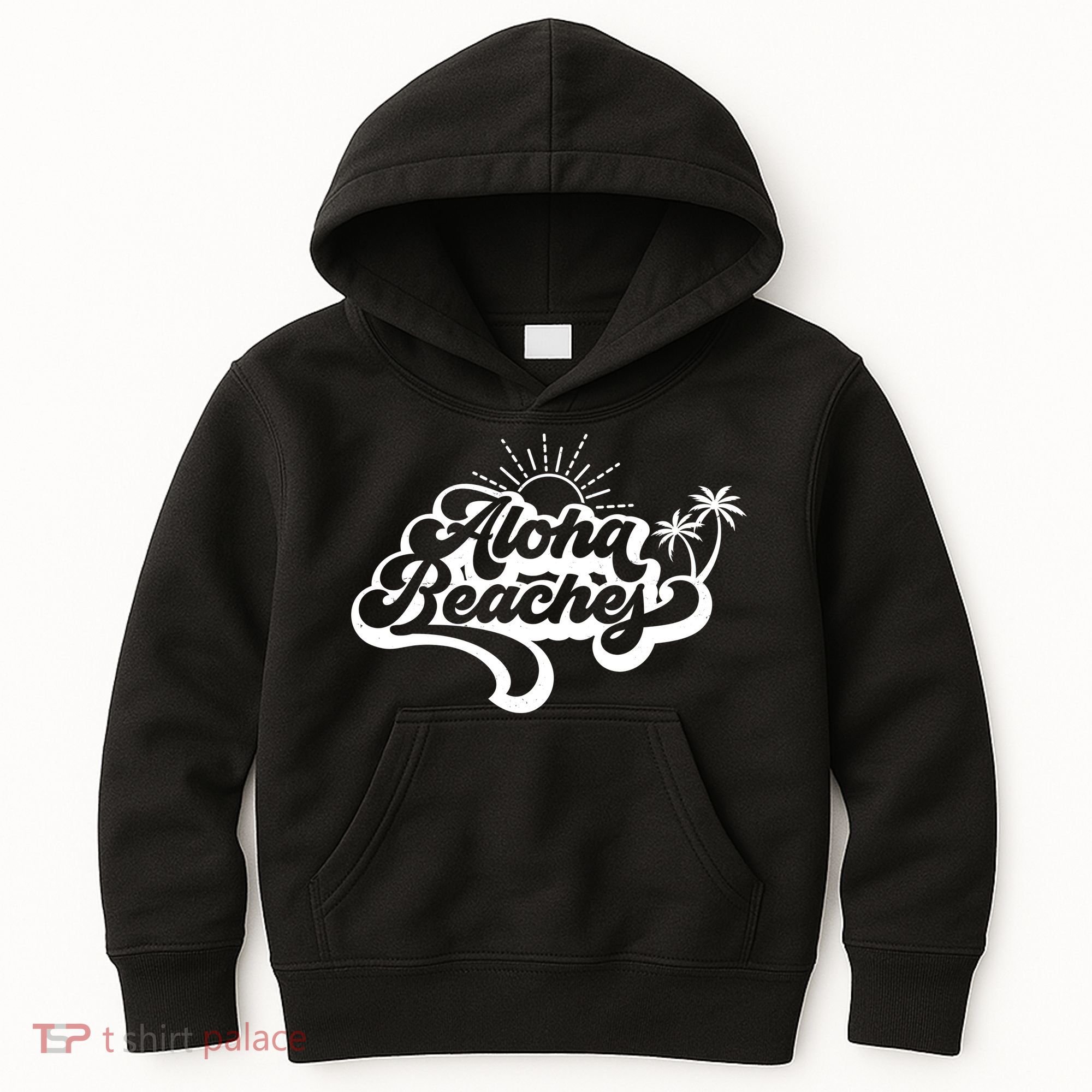 Aloha Beaches Tropical Vacation Kids Hoodie