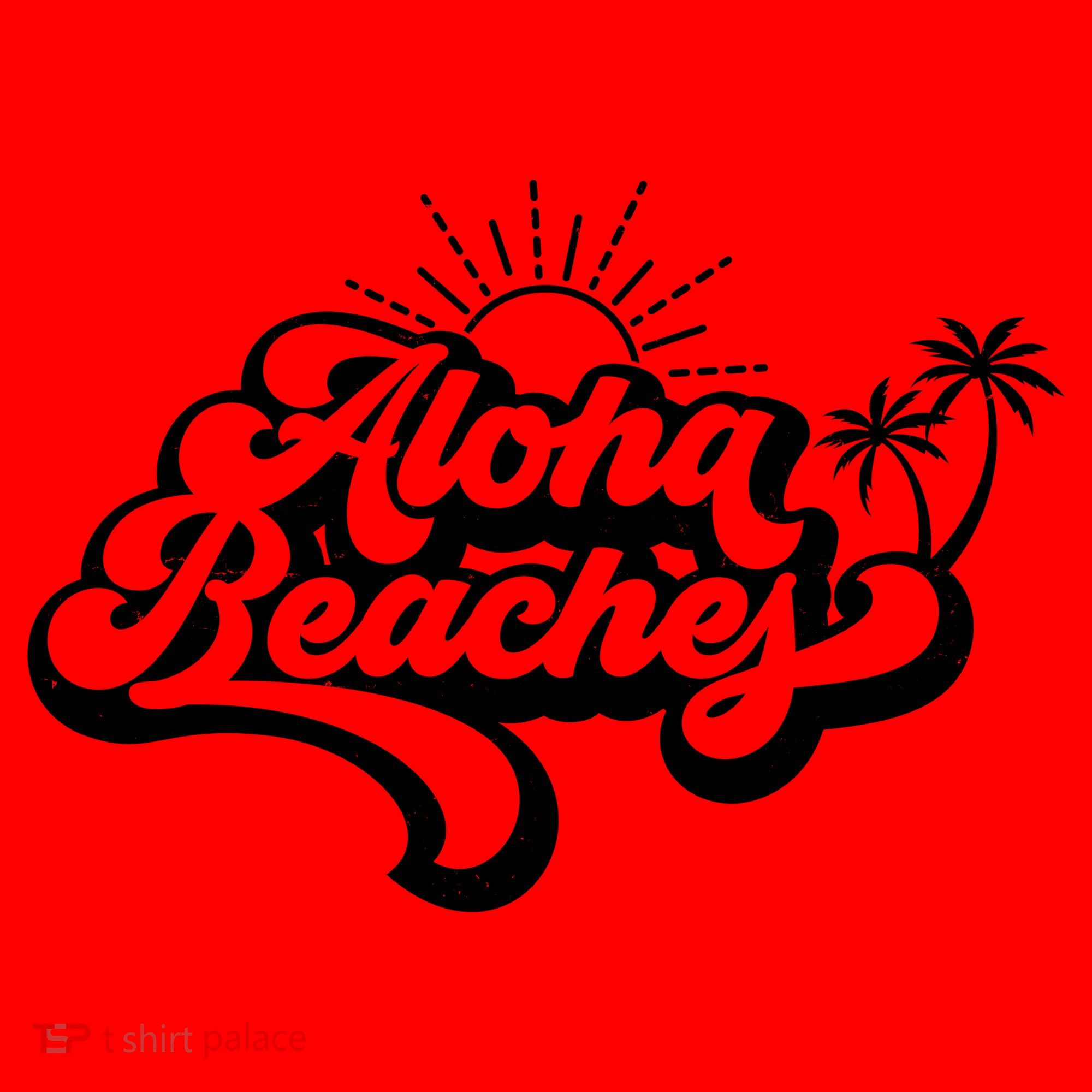 Aloha Beaches Tropical Vacation Santa Hat