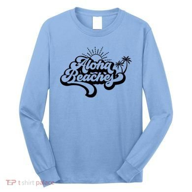 Aloha Beaches Tropical Vacation Long Sleeve Shirt