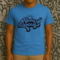 Aloha Beaches Tropical Vacation T-Shirt thumb 3