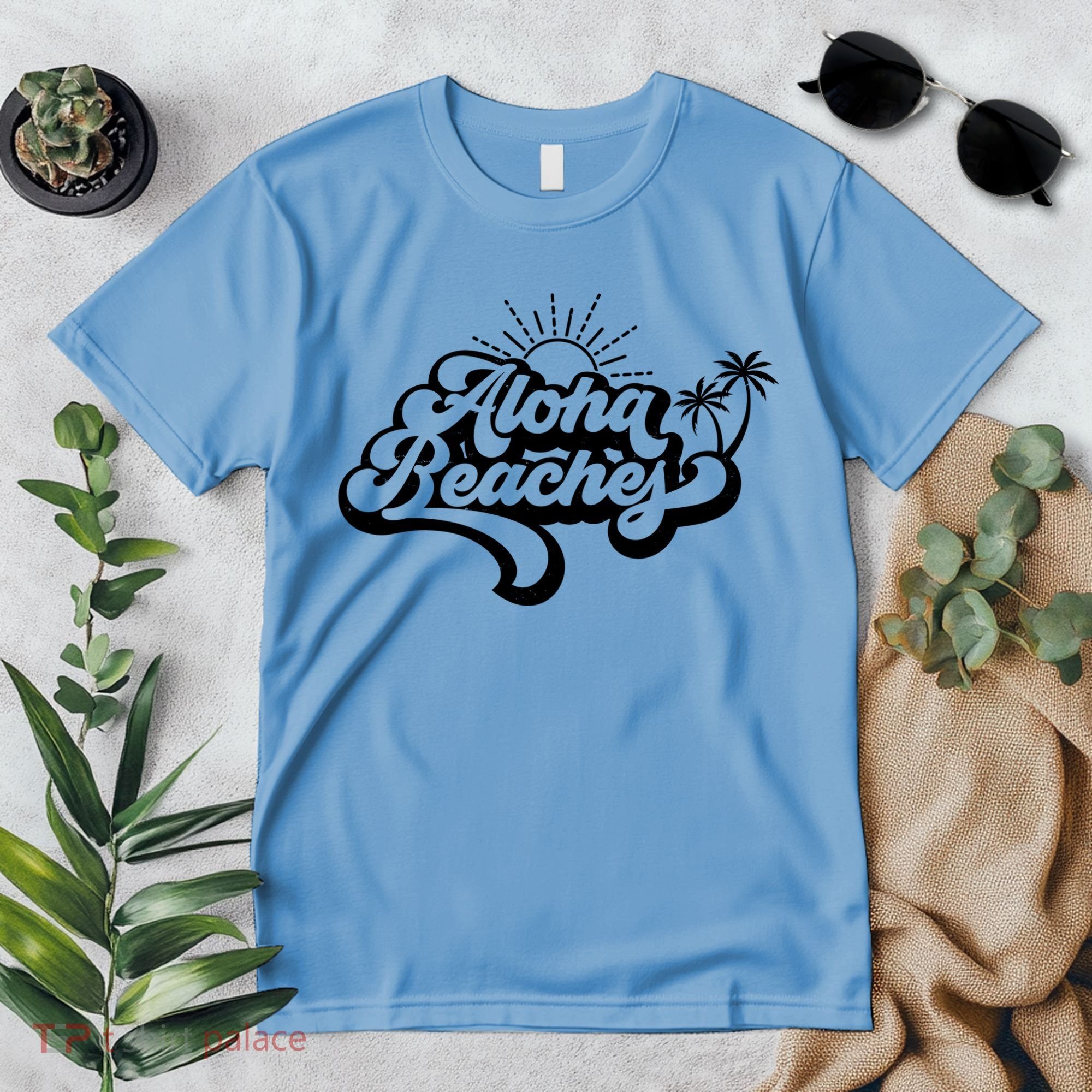 Aloha Beaches Tropical Vacation Premium T-Shirt