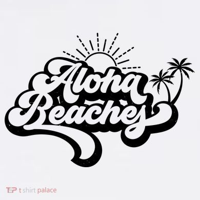 Aloha Beaches Tropical Vacation Garment-Dyed Sweatshirt