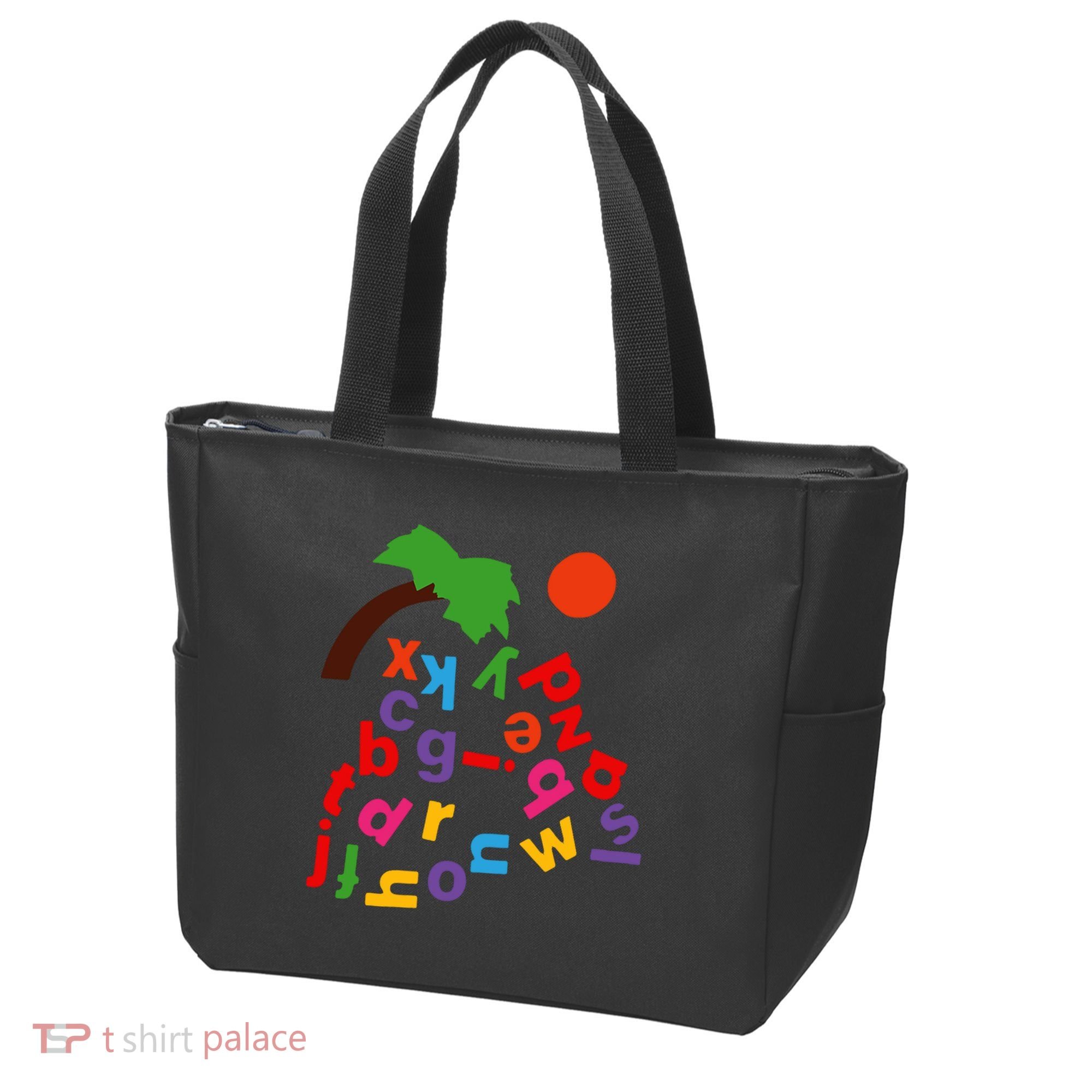 Alphabet Boom Tree Tote Bag